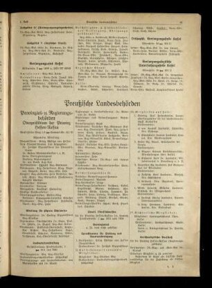 Preußische Landesbehörden