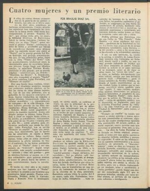 Cuatro mujeres y un premio literario
