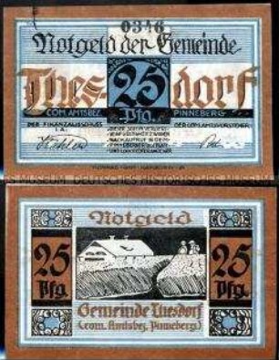 Thesdorf 25 Pfennig