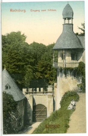 Rochsburg. Eingang zum Schloss