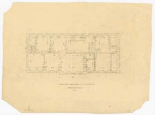 Schloss Erxleben Umbau I: Grundriss OG 1:100