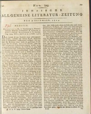 Num. 309. Den 26. December 1804