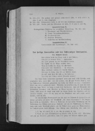 Der heilige Laurentius und das Schleswiger Petriportal.