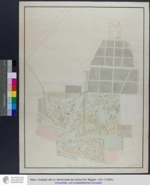 [Plan des Grossherzoglichen Bosquets zu Darmstadt]