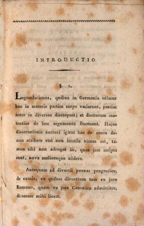 De divortio eiusque poenis, inprimis si matrimonium ex causa adulterii dissolvitur : Diss. inaug. iur.
