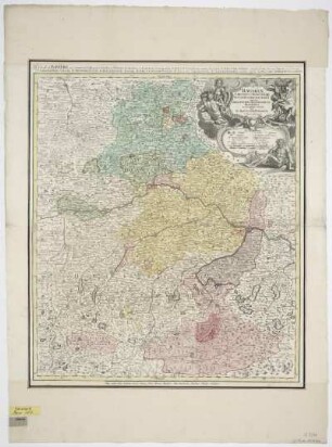 Karte von Bayern nach dem Teschener Frieden, 1:630 000, Kupferstich, ab 1779