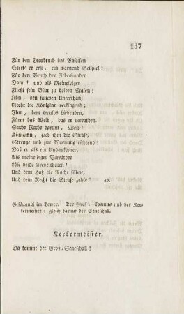 [Gefängniß im Tower. Der Graf, Cosmus und der Kerkermeister ...]