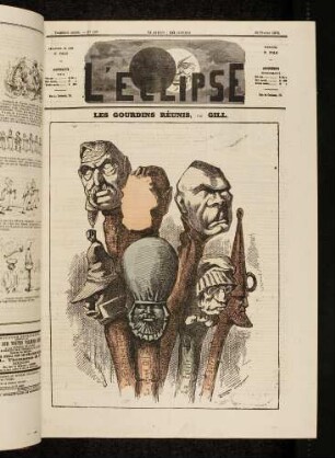 Les gourdins réunis, par Gill