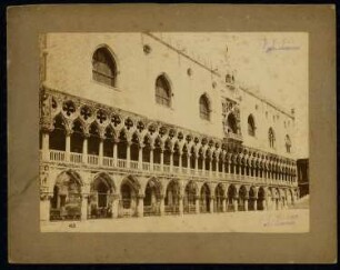 Palazzo Ducale (Dogenpalast), Venedig: Fassade zum Markusplatz