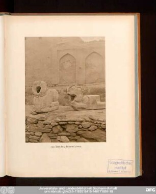 129. Kandahar, steinerne Löwen.