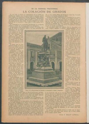 La colación de grados : De la Córdoba tradicional