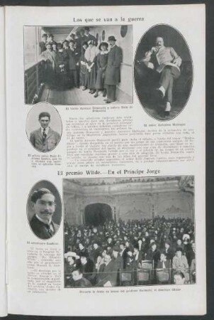 El premio Wilde.- En el Príncipe Jorge