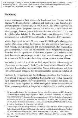Einleitung