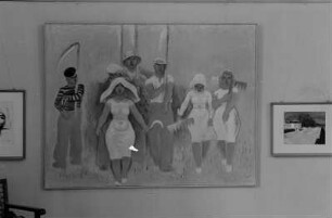 Ausstellung von Werken des aus Paris zurückgekehrten Malers Max Lingner : Gemälde "Der Sommer"