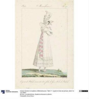 Incroyables et Merveilleuses: Tafel 17: capote et robe de perkale