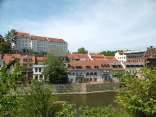 Görlitz: Altstadt mit Vogtshof und Wohnbauten an der Neiße