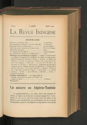 4e Année, Nr. 35. Mars 1909.