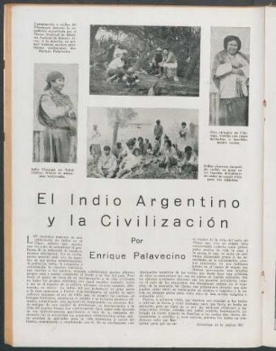 El indio argentino y la civilización