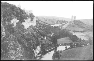 Rudelsburg. Rudelsburg u. Saaleck