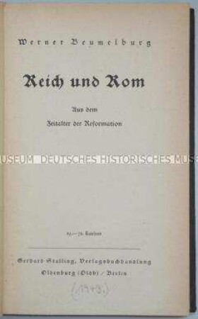 Historischer Roman von Werner Beumelburg