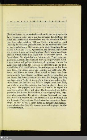Goldreiches Mykenae