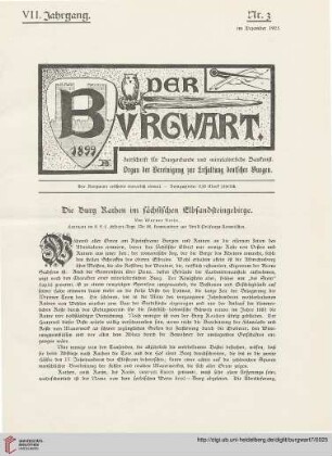 7: Die Burg Rathen im sächsischen Elbsandsteingebirge, [1]