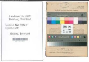 Entnazifizierung Bernhard Eissing , geb. 18.02.1910 (Angestellter)