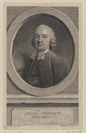 Bildnis des Anton Friderich Büsching