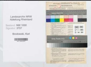 Entnazifizierung Karl Brodowski, geb. 30.12.1905 (Regierungsinspektor)