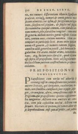 Praepositionum Constructio.