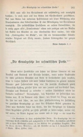 261-275 Die Grundgesetze der ursemitischen Poesie