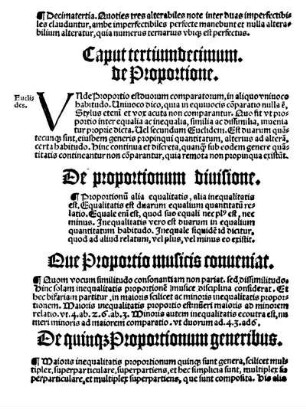 Caput tertiumdecimum. de Proportione.