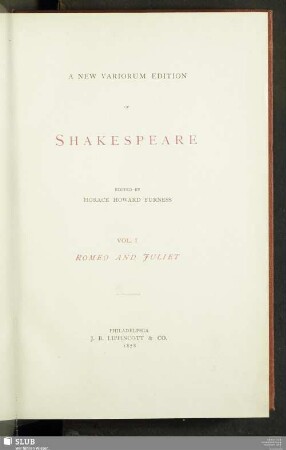 1: Romeo and Juliet