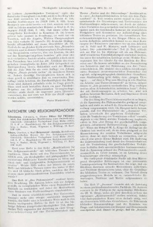 957-960 [Rezension] Klages, Günther, Jeremia