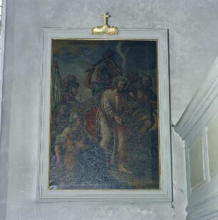 Station Nummer 8 - Christus wird von den Frauen Jerusalems beweint
