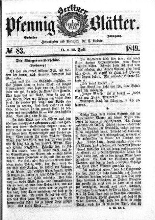No. 83, 11. u. 12. Juli