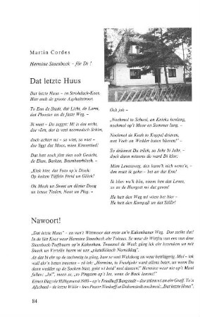 Dat letzte Huus
