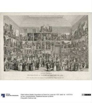 Exposition au Salon du Louvre en 1787