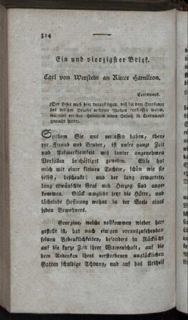 Ein und vierzigster Brief. - Zwey und Vierzigster Brief.