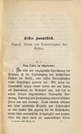 Der vollkommene Christ : mit einem Anhange der gewöhnlichen Gebete, 2. Das heilige Meßopfer