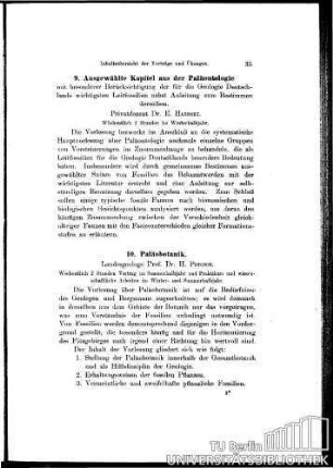 10. Paläobotanik