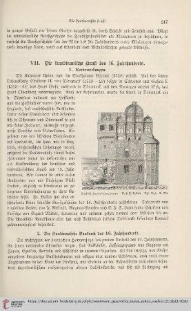 VII. Die skandinavische Kunst des 16. Jahrhunderts