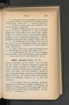 3950. Strauch (Philipp, Phil. Dr.)
