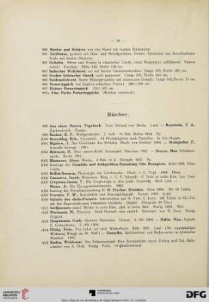 Bücher (Nr. 998-1056)