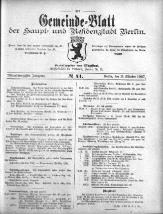 1907,41: No. 41, 13. Oktober 1907