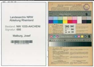 Entnazifizierung Josef Malburg , geb. 17.05.1898 (Steiger)
