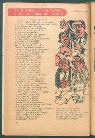 En si mismo - ¡Vaya plato! - Tiene la horma del zapato