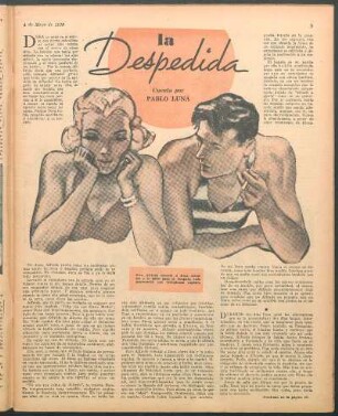 La despedida : Cuento por Pablo Luna