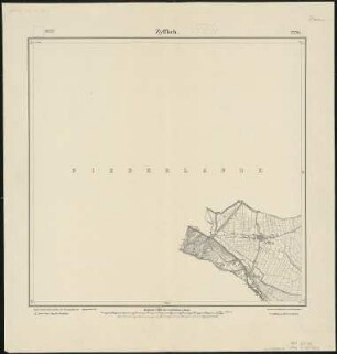 Meßtischblatt 2276 : Zyfflich, 1914 : Zyfflich. - Aufn. 1895, hrsg. 1896, Aufl.-dr. 1914. - 1:25000. - [Berlin]: Reichsamt für Landesaufnahme, 1914. - 1 Kt.