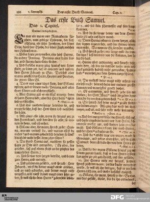 Das erste Buch Samuel.